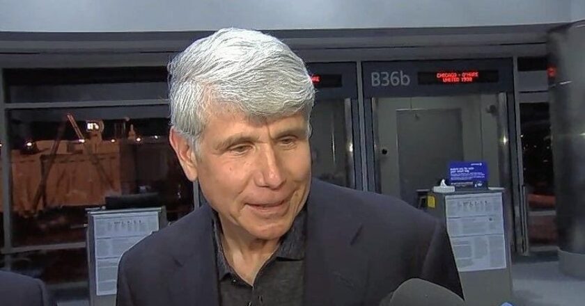 Rod Blagojevich freshly released from prison Tuesday evening